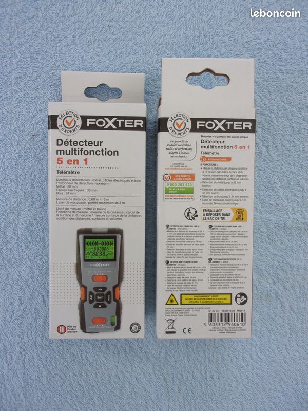 NEUF / * Foxter : détecteur multifonction 5 en 1 - Dans son (image 1)