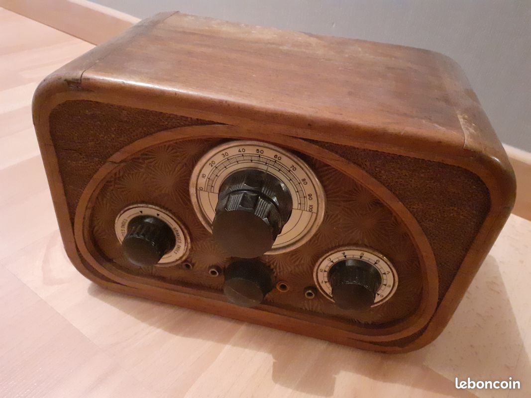 Ancienne radio, récepteur de TSF des années 25 / 30 (image 2)