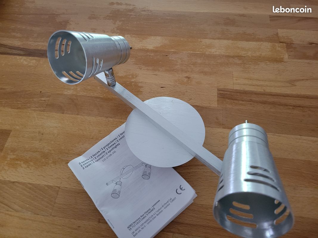 Luminaire 2 spots (image 1)