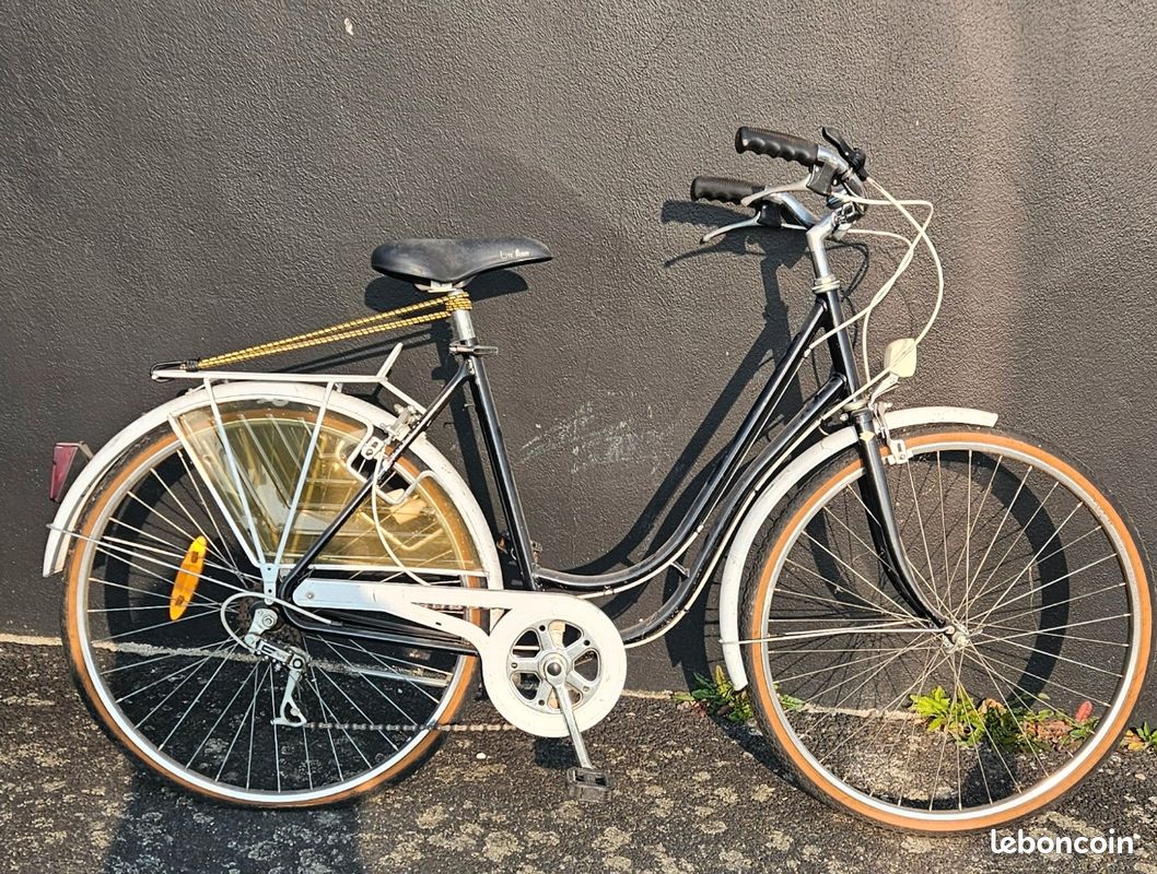Vélo Ville Vintage Manufrance T53 Restauré – Bleu, Pour Femme, équipé Simplex (eroica)
