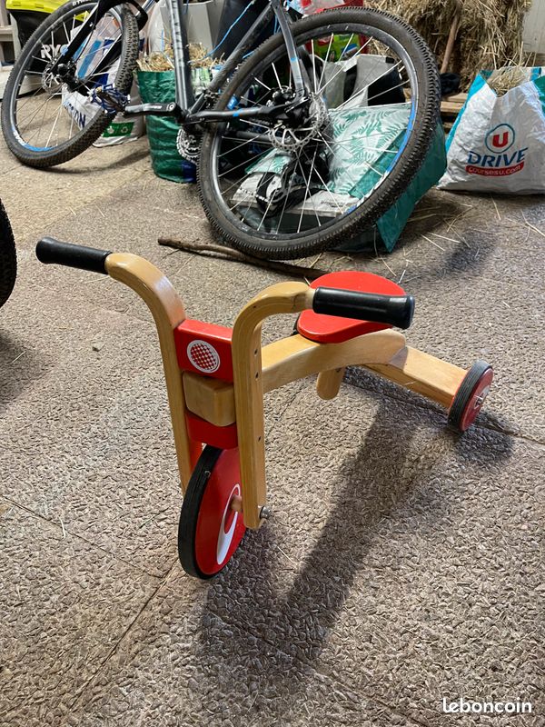 Petit vélo en bois Jeux Jouets