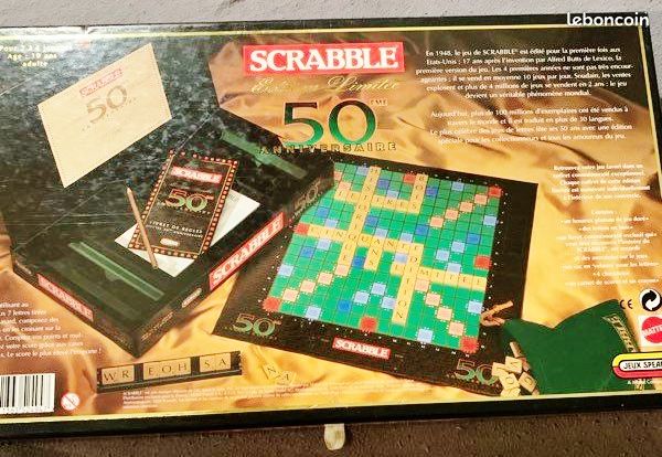 Jeu Scrabble 50ème Anniversaire - Édition Collector Spear - Occasion, Pour Collectionneurs