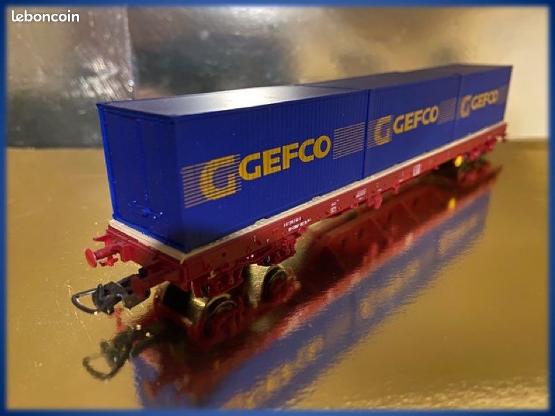 Wagon marchandises GEFCO PIKO Réf 95543 (image 3)