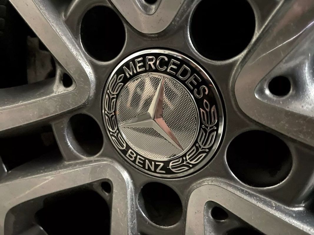Cache moyeu Mercedes jante logo emblème cache roue classe C A B E GLA GLE  GLC S w176 W204 W205 w246 w213 - Équipement auto