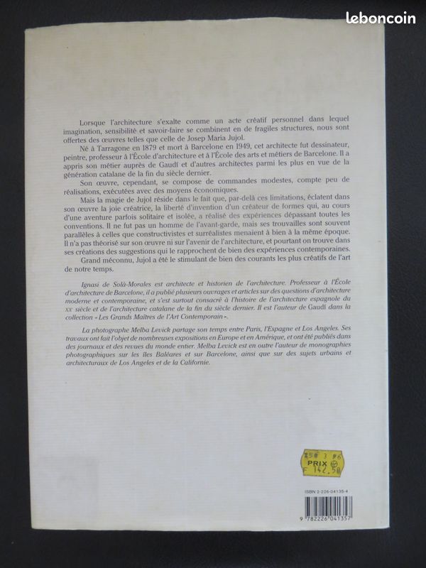 DE SOLA-MORALES Ignasi – Jujol (1ère édition) (image 8)