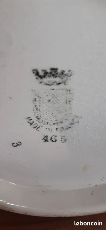 Ensemble de toilette, vasque et broc (image 2)