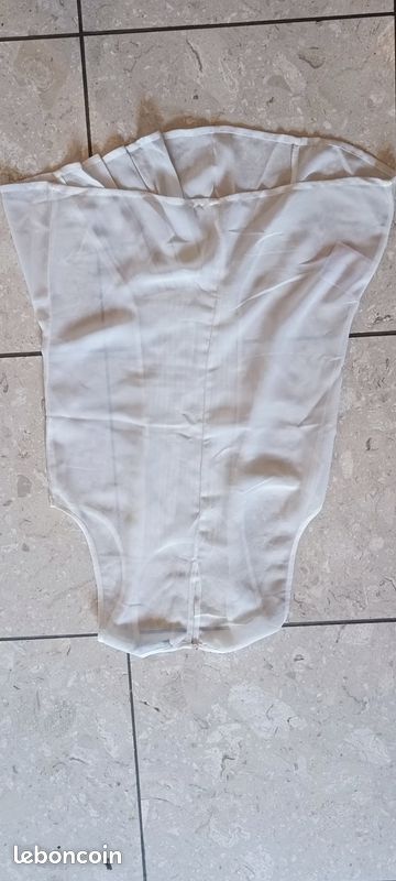 Chemisier élégant blanc sans manches Kiabi (image 2)
