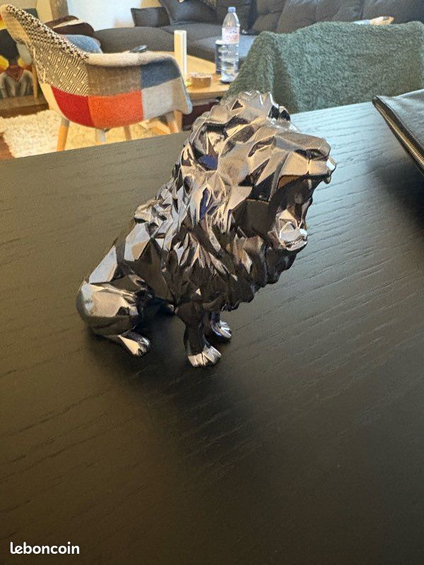 Figurine ROARING LION édition Silver De Richard Orlinski – Neuve 2024