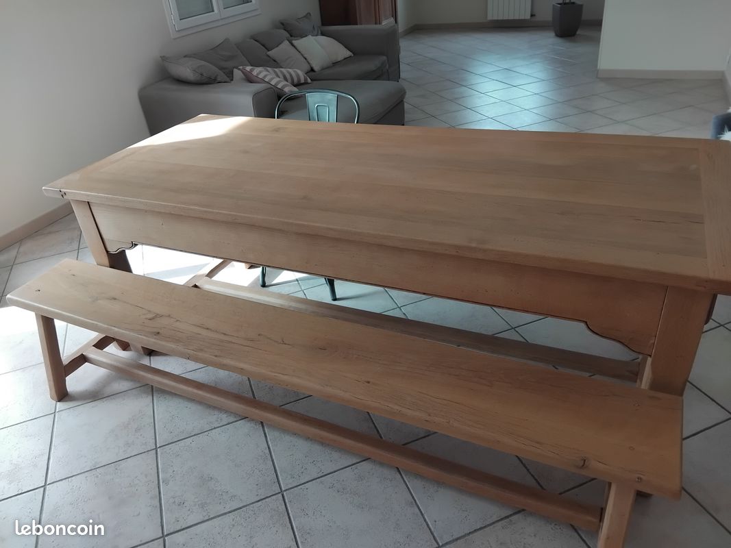 Vend table de ferme (image 2)
