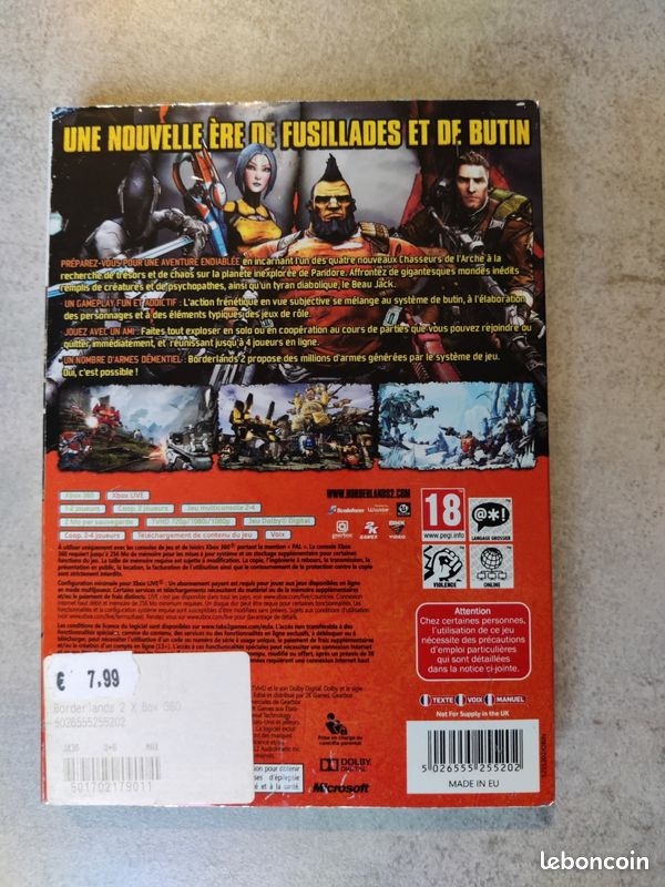 Borderlands 2 Edition jeu de l'année Xbox 360 sur Xbox 360 - Jeux vidéo | fnac Belgique