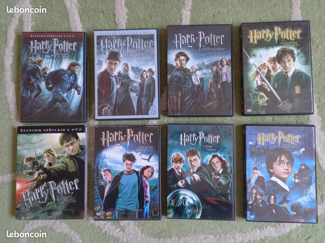 LOT de 11 DVD HARRY POTTER dont 3 COFFRETS de 2 DVD Editions Spéciales TARIFS à l'unité de 6 à 10 euros INFOS dans DESCRIPTIF OFFRE SPECIALE pour l'achat du LOT / bobp (image 1)