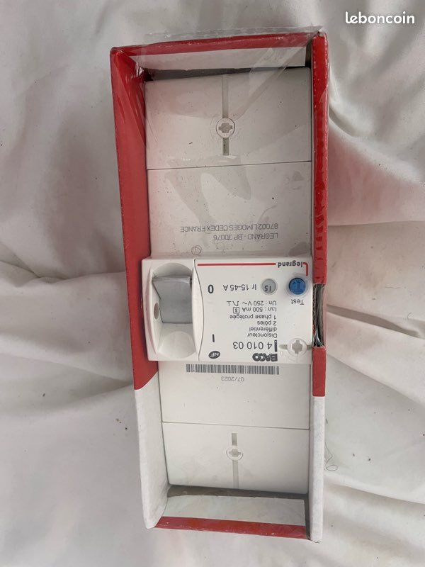 Disjoncteur de branchement enedis - tarif bleu - 500ma sélectif - 15a ou 30a ou 45a (image 1)
