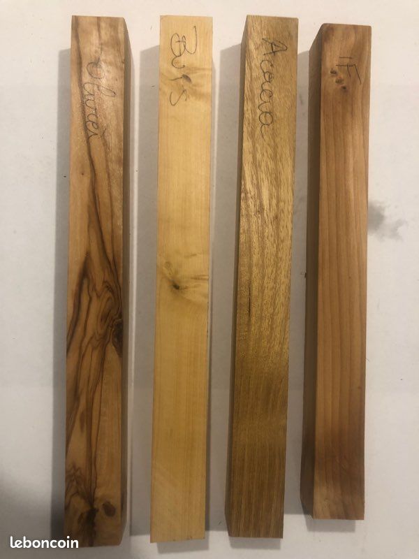 Carrelets de bois divers en 200x20x20mm (image 5)