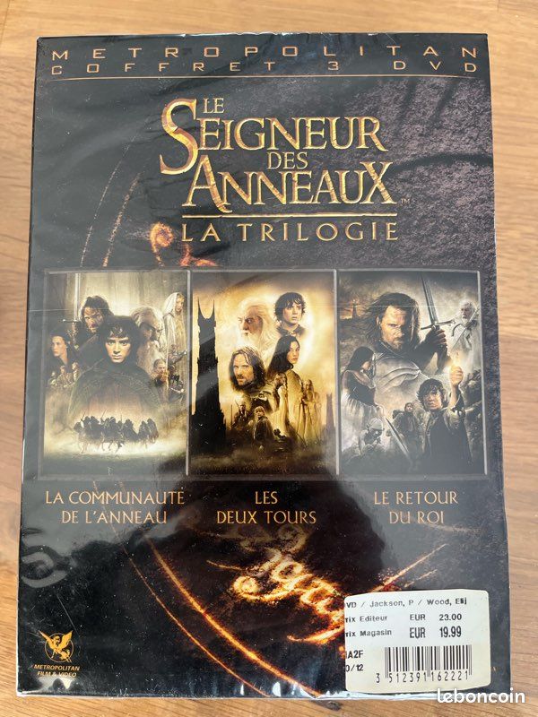 Coffret 3 DVD le seigneur des anneaux (neuf sous blister) (image 2)