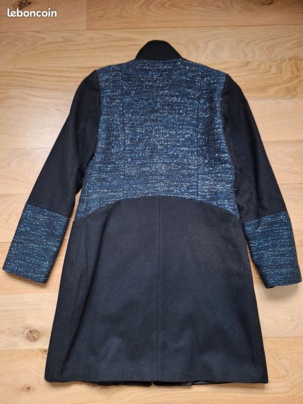 Manteau Morgan femme noir/marine (image 4)