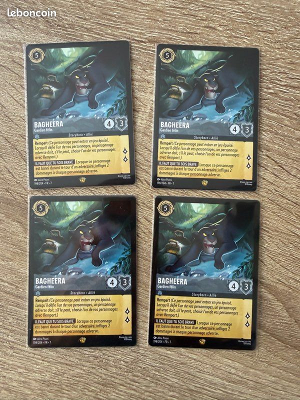 bagheera lorcana card Lorcana - Archazia's Island - Bagheera - Guardian Jaguar (Legendary)