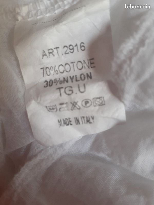 Robe dentelle blanche manches 3/4 (image 5)