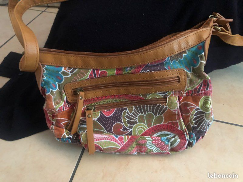 Sac à main multicolore (image 1)