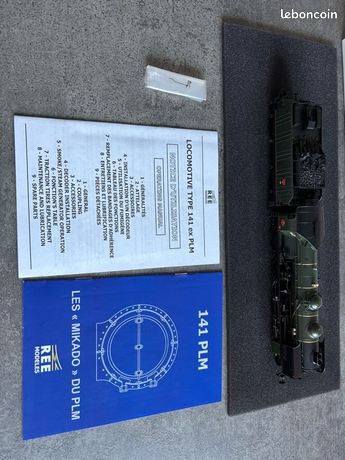 Locomotive Vapeur REE Modèles 141 E 388 SNCF MB-051 - Échelle HO - Neuf Rare
