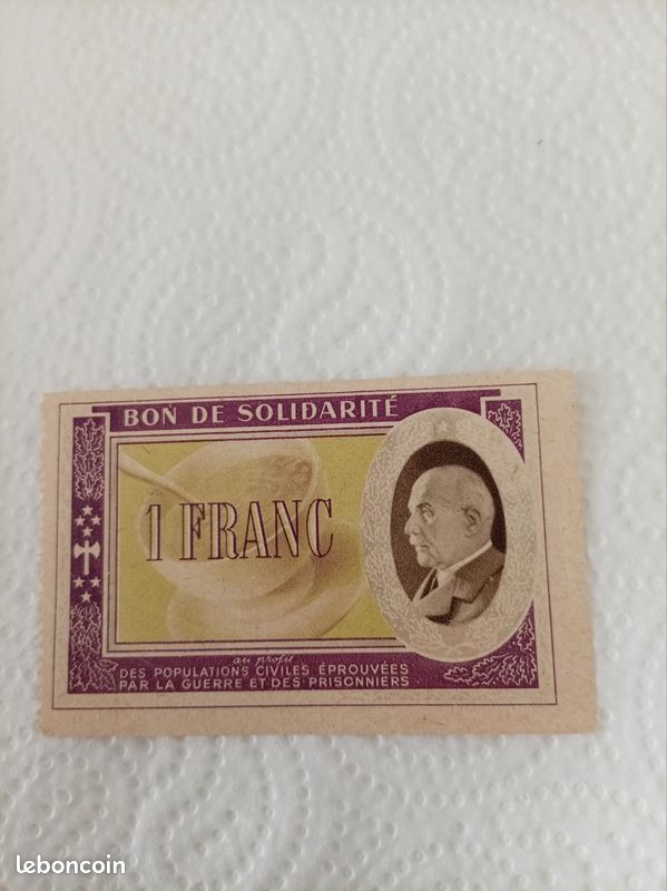 Billet français ww2 (image 1)