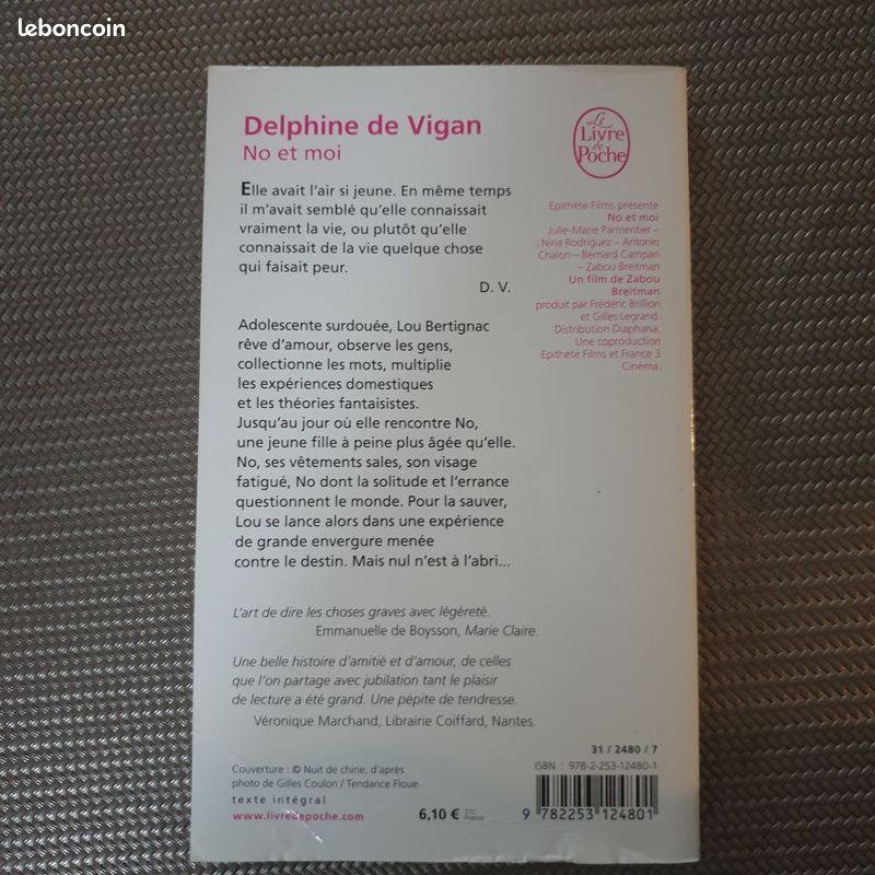 No et moi par Delphine de Vigan (image 1)