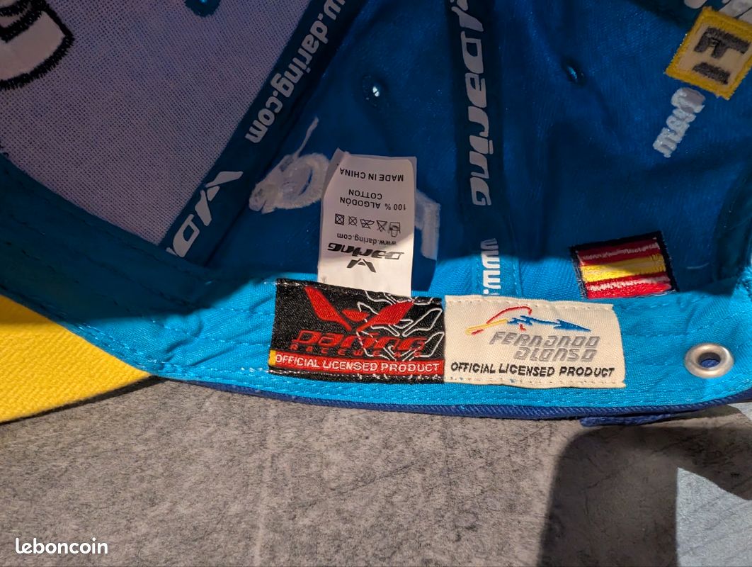 Casquette Renault F1 Team Alonso - Edition Eif - Formule 1 - Occasion Très Bon état