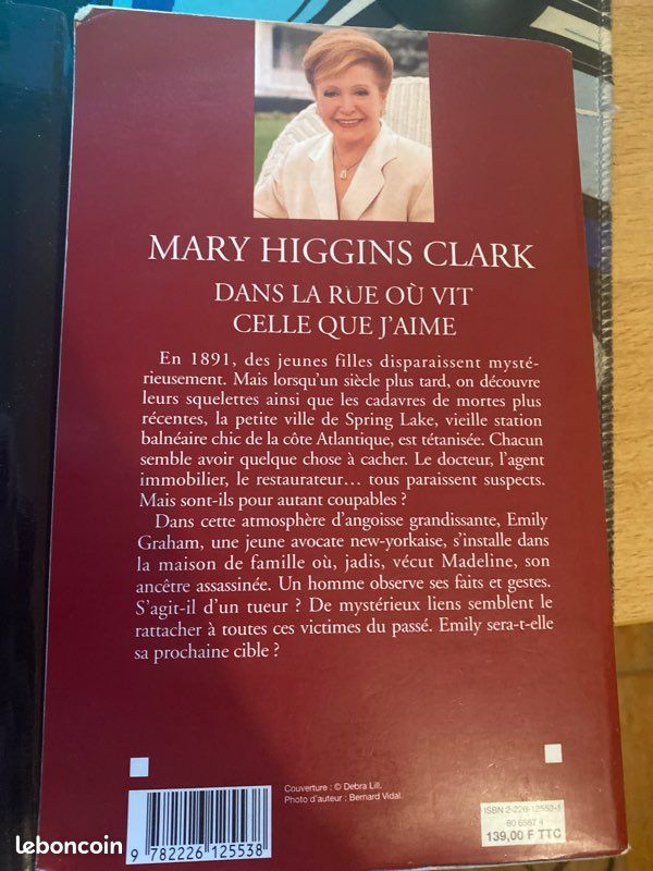 Lot de roman de Mary Higgins Clark (5 l’unité) (image 4)