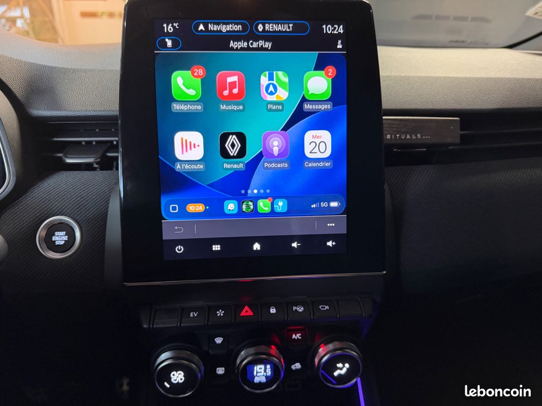 RENAULT CLIO 1.6 E-TECH 145 FULL-HYBRID ESPRIT ALPINE BVA + BOSE + CAMÉRa 360° (image 24)