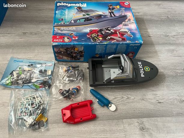 PLAYMOBIL 4429 Lancha patrulla policia de segunda mano por 18 EUR en