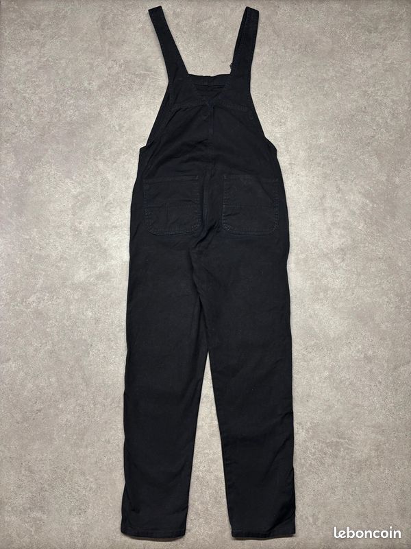 Salopette Carhartt W' Bib Overall en Coton noir | Taille XS #SLCM269 (image 3)