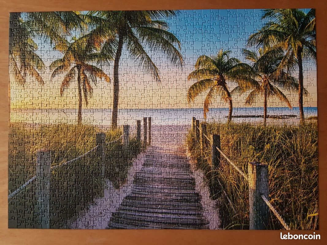 Puzzle Trefl 1000 Pièces – Île Paradisiaque Coucher De Soleil – Classique – Adultes Et Enfants Dès 14 Ans