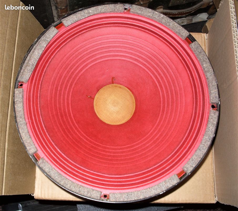 Baffle guitare HP Audax F30PA12 rouge 60W (image 2)