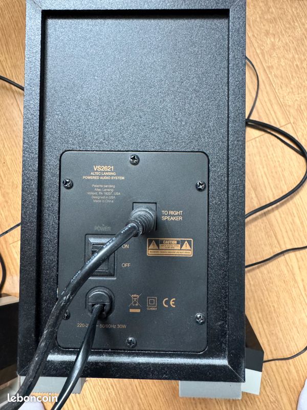 Enceinte Altec Lansing VS2621 Photo, audio vidéo