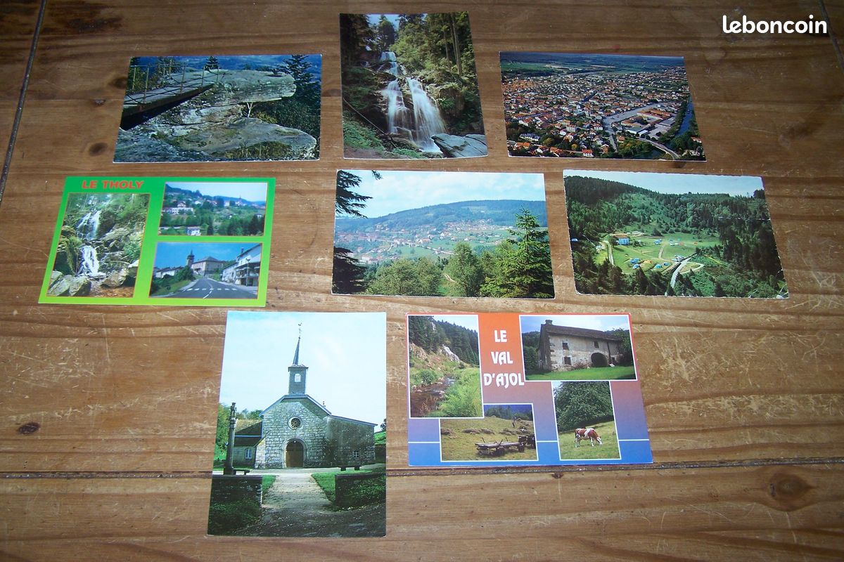 53 cartes postales modernes de diverses villes du département des Vosges en lot ou à l'unité (image 6)