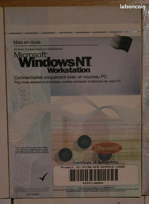 Windows 95 Sous Blister Neuf Avec AOL - Licence Logiciel Collector