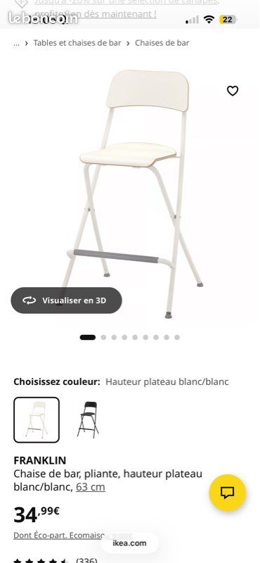 2 chaises haute IKEA (image 6)