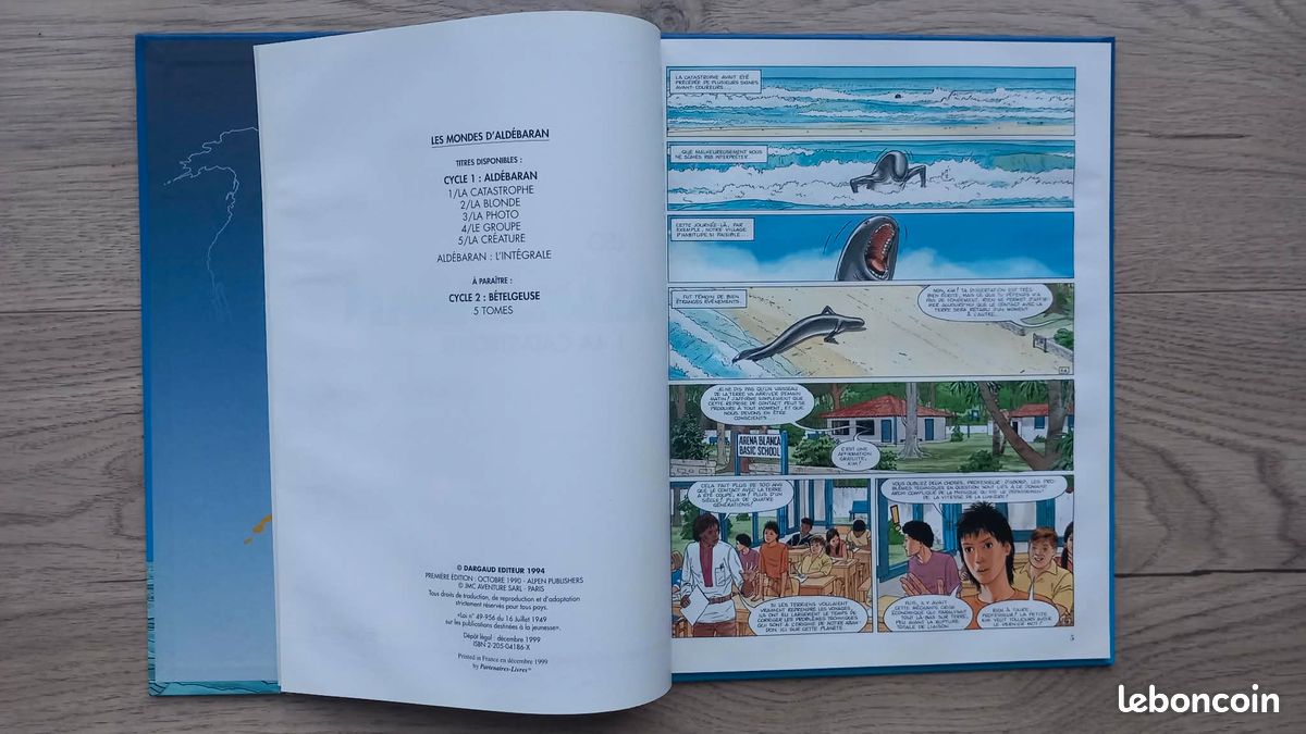 Bd Aldebaran Tome 1 La catastrophe Leo Dargaud 12/1999 (image 4)