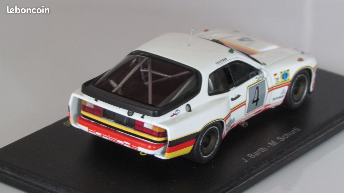 Spark S0989 - Porsche 924 GTR N°84 - 24h Du Mans 1982 - 1/43