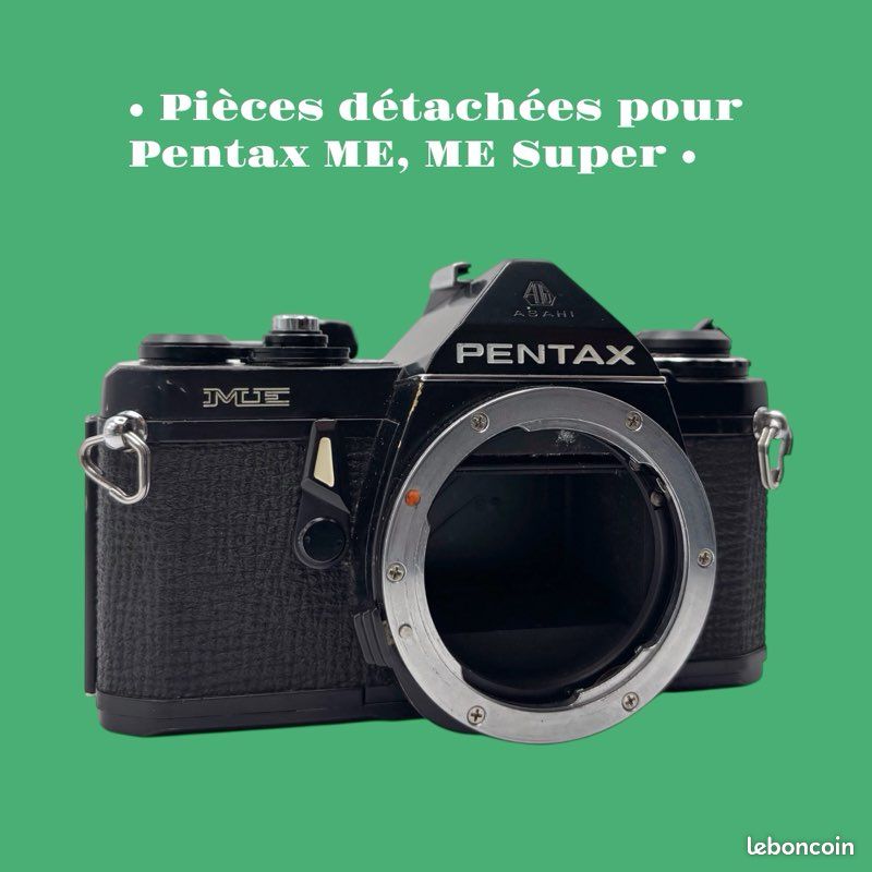 Boîtier Pentax ME Avec Sangle – Pour Pièces Ou Réparation (ne Fonctionne Pas)