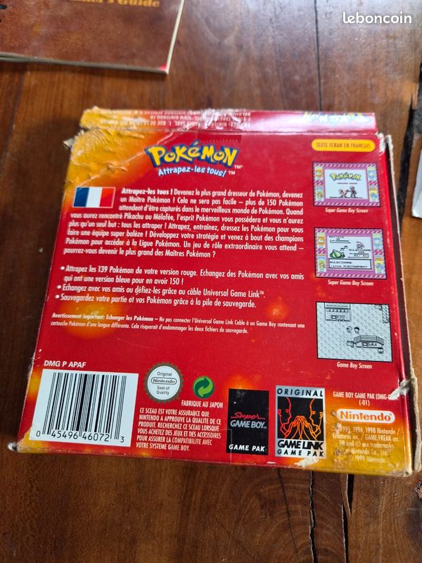 Pokemon Version Rouge (Nintendo Gameboy) (image 3)