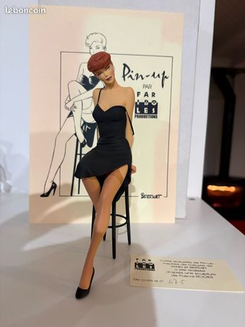 Présentoir Publicitaire Pin Up + 6 Porte-clés - Berthet & Cong - Collection 2004