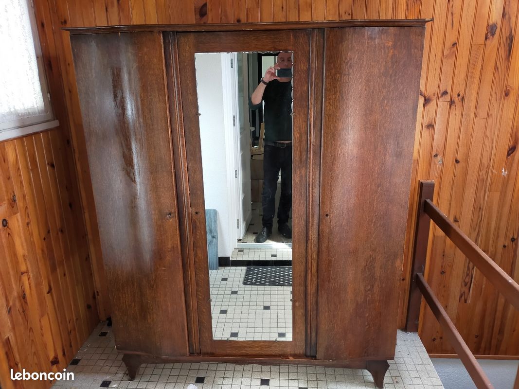 Armoire 1930 marquetée (image 1)