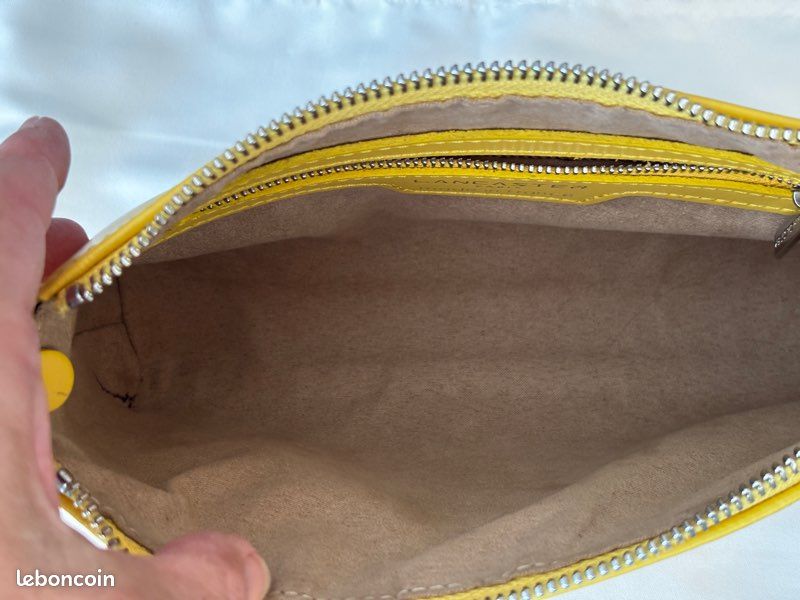 Sac a main jaune citron Lancaster (image 4)