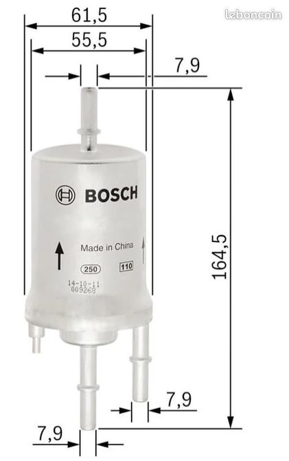 Filtre à carburant BOSCH - 0 450 905 959 (image 2)