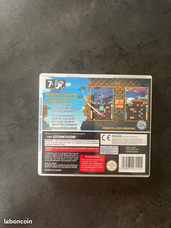 Boîte VIDE Henry Hatsworth Nintendo DS (image 3)