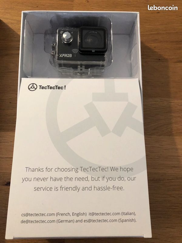TecTecTec XPRO3 Caméra Sport 4K Wifi (image 1)