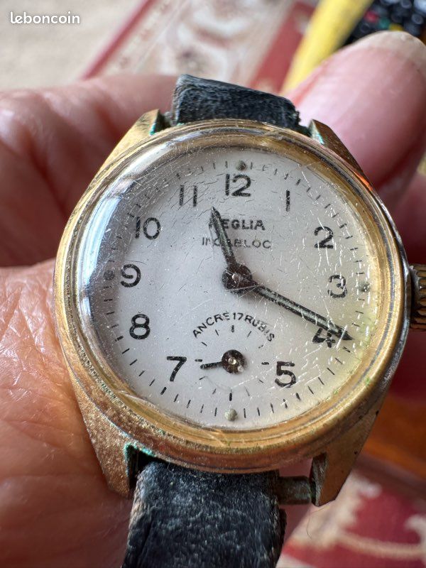 Montre Femme Regina 17 Rubis Swiss Made - Mouvement Mécanique Manuel, Occasion, Pour Pièces Ou Restauration