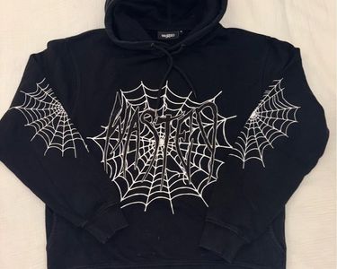 Sweat Femme à Capuche Coton Bio "Toile & Araignée