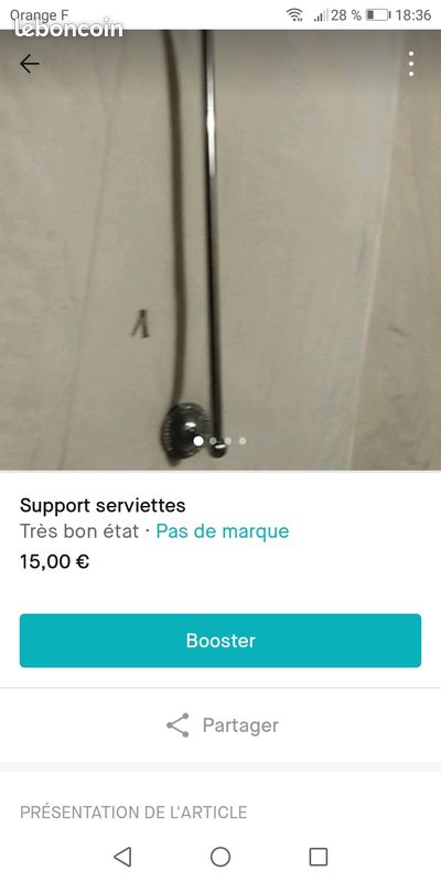 Porte serviettes (image 1)