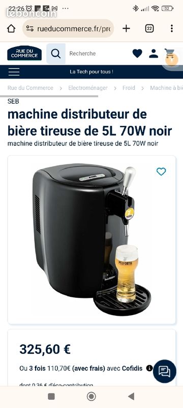Vends tireuse à bière Seb (image 7)